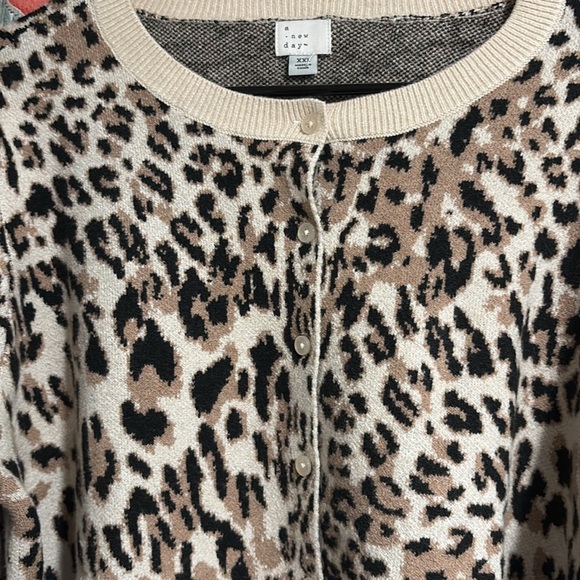 Leopard Print Cardigan XXL🐆 - Picture 6 of 6